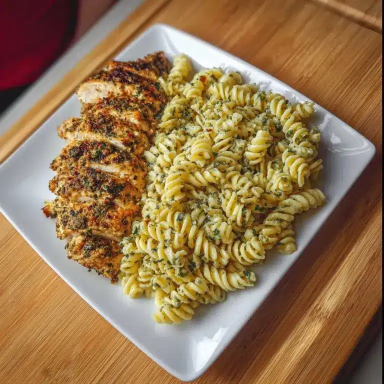 ,Creamy Garlic Parmesan Chicken Pasta (30-Minute Recipe!) Recipe