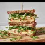 Gourmet Apple and Cheese Sandwich with Pickled Apples Recipe