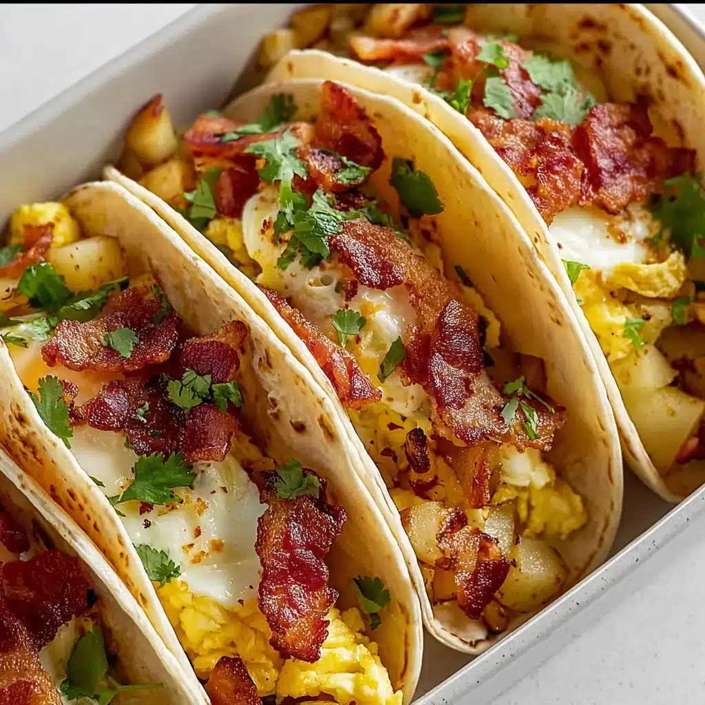 Tasty Baked Breakfast Tacos - Alrightwithme Recipe