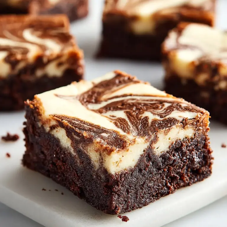 Indulgent Cheesecake Brownies Recipe