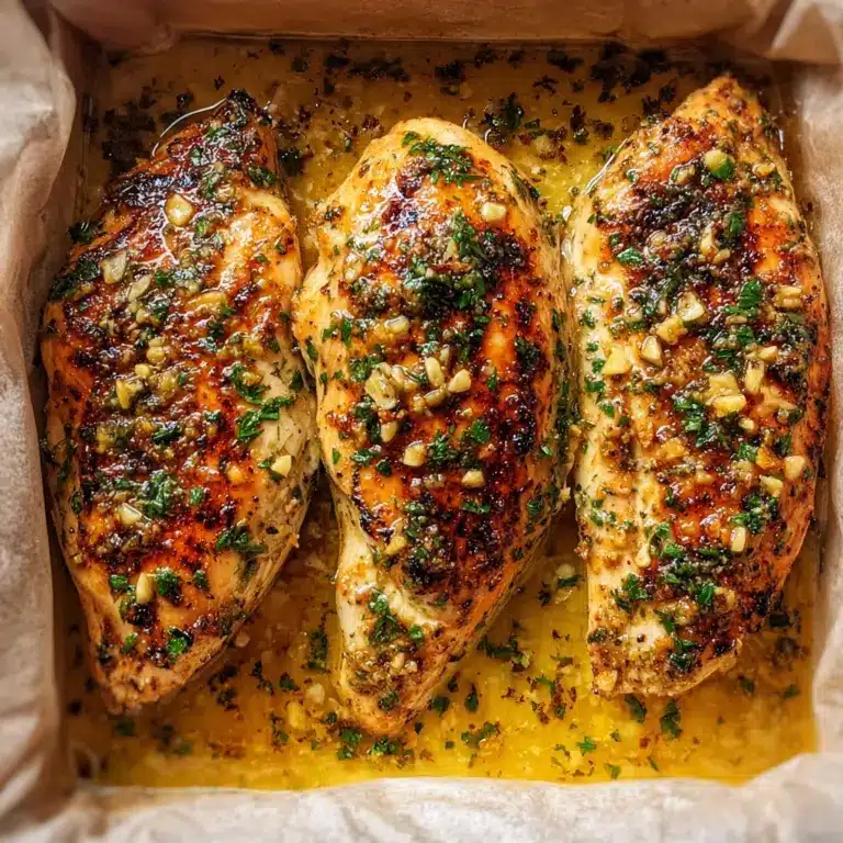Place the seasoned chicken breasts in a baking dish Recipe