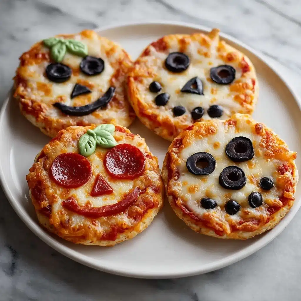 Halloween Mini Pizzas Recipe - Recipe Image