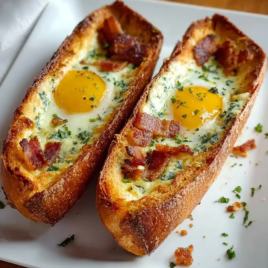 Baked Egg Boats Recipe - Recipe Image