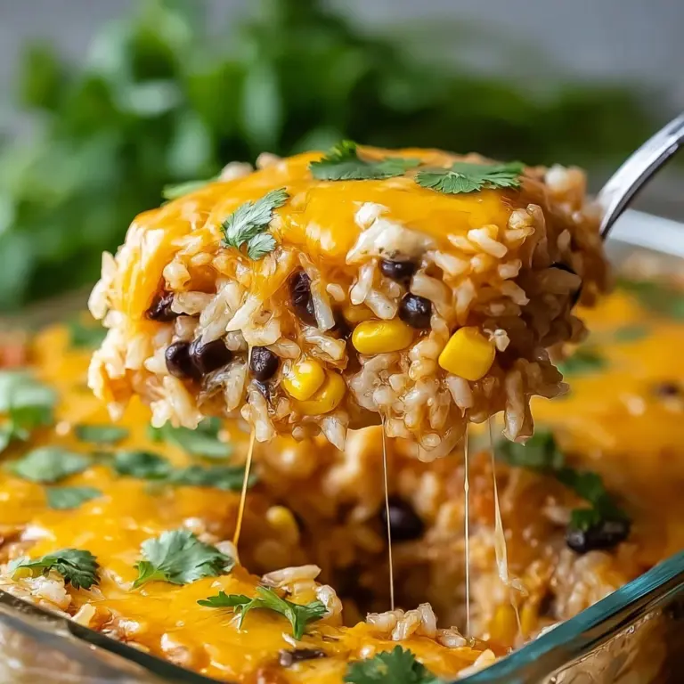 Chicken Enchilada Rice Casserole Recipe
