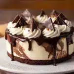 Hot Fudge Sundae Brownie Cheesecake Recipe 🍫 Recipe