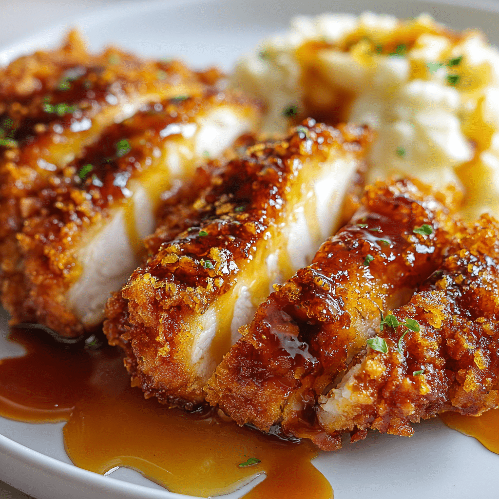 Baked Crunchy Hot Honey Chicken Recipe
