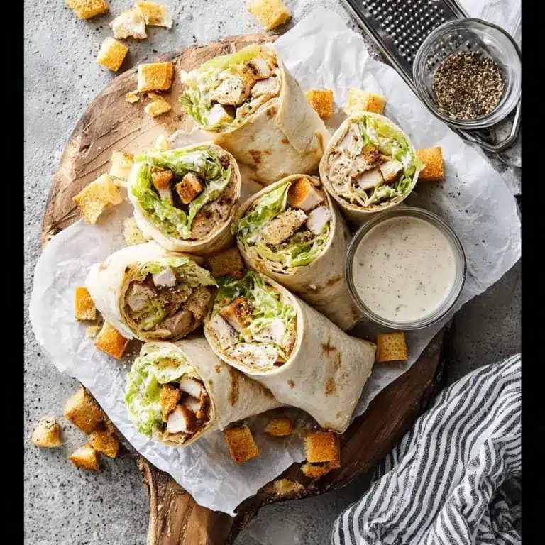 Chicken Caesar Wraps Recipe