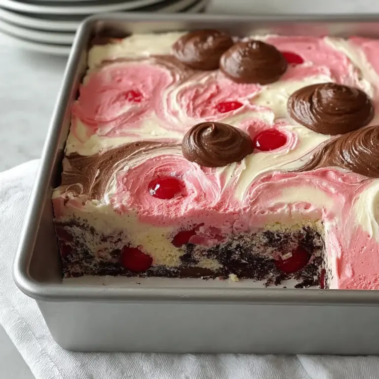 Perfect Vanilla-Chocolate-Strawberry Sheet Cake Recipe