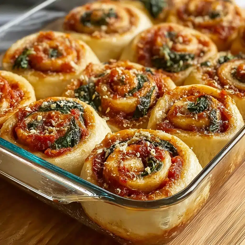 Vegan Caramelized Onion & Spinach Pizza Rolls Recipe - Recipe Image