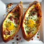 Baked Egg Boats Recipe