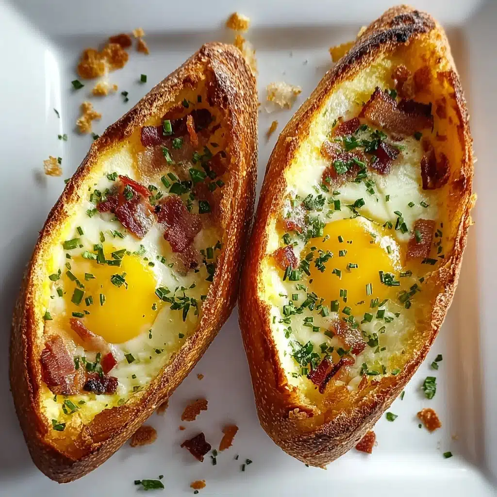 Baked Egg Boats Recipe