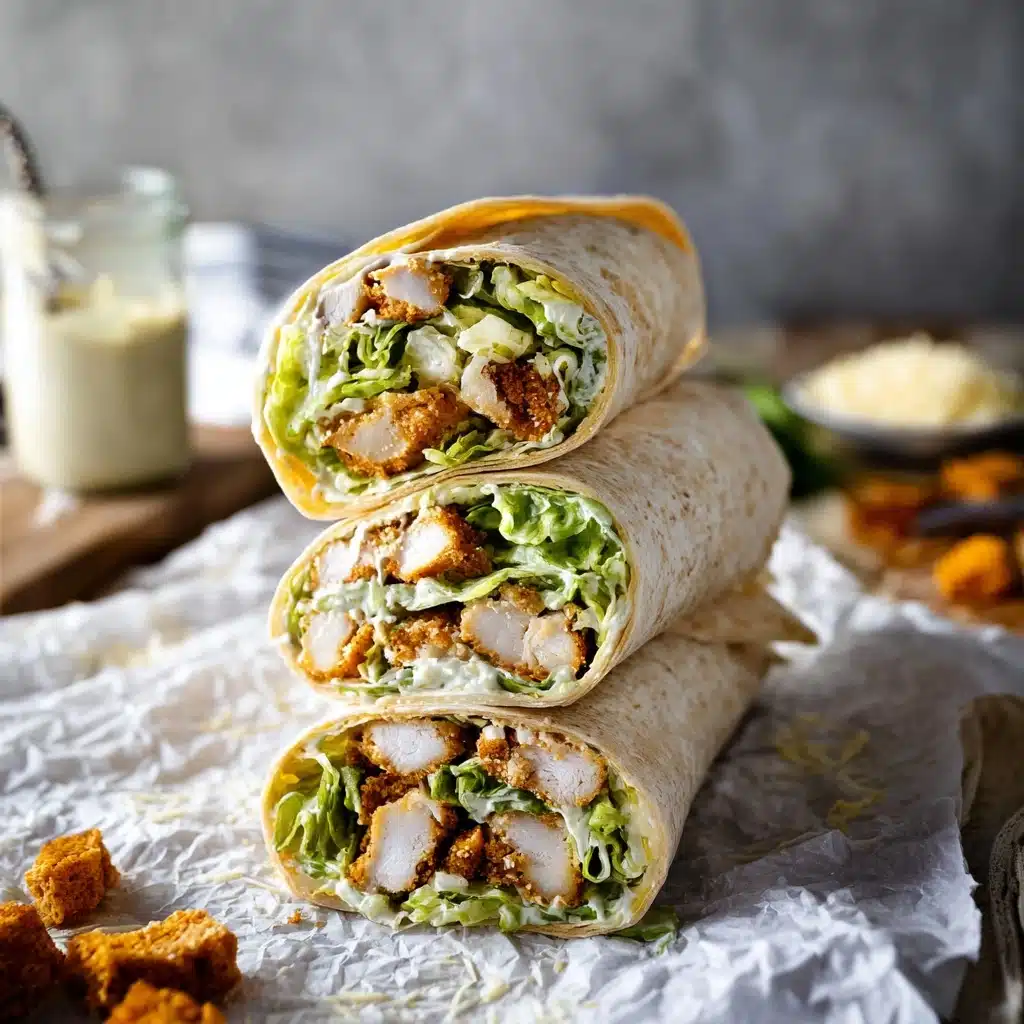Chicken Caesar Wraps Recipe - Recipe Image