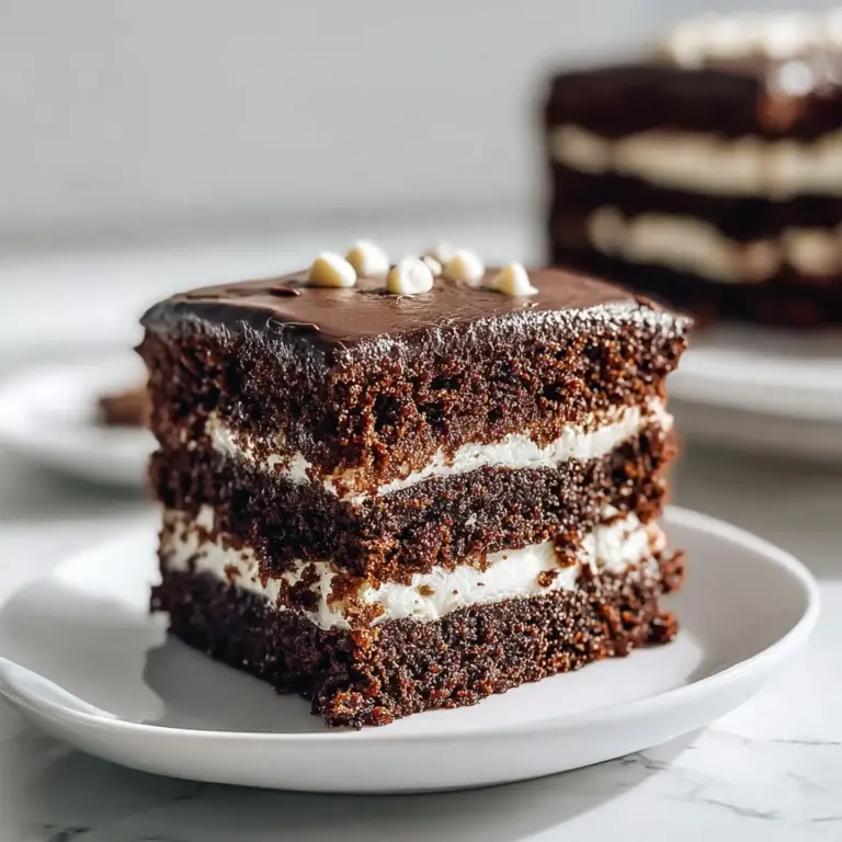 Mississippi Mud Cake Recipe