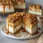 Salted Caramel Apple Pie Cheesecake Recipe