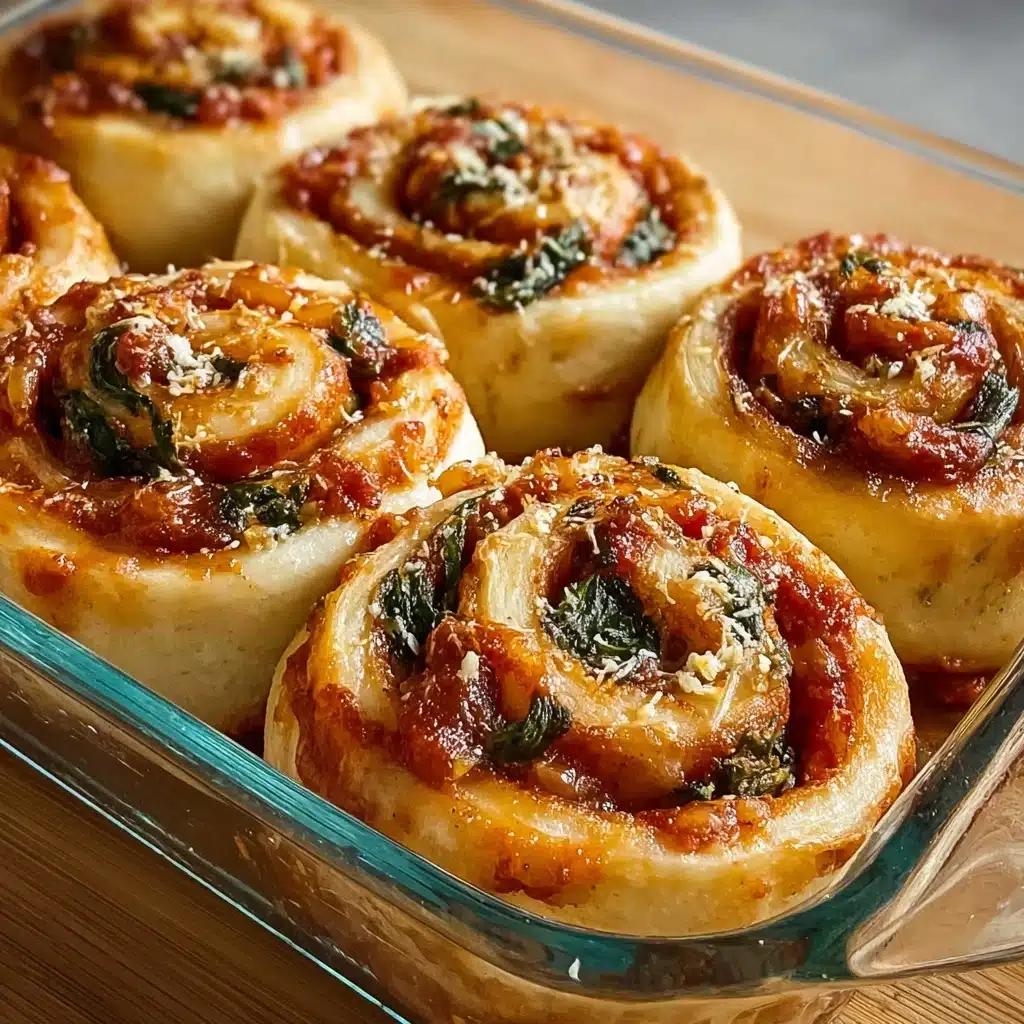 Vegan Caramelized Onion & Spinach Pizza Rolls Recipe