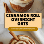 Cinnamon Roll Overnight Oats Recipe