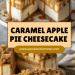 Salted Caramel Apple Pie Cheesecake Recipe
