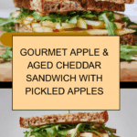 Gourmet Apple and Cheese Sandwich with Pickled Apples Recipe