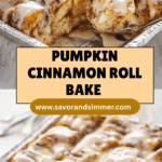 Pumpkin Cinnamon Roll Bake Recipe