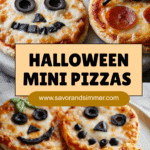 Halloween Mini Pizzas Recipe