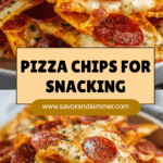 2 ingredient Pizza chips Recipe