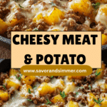 One-Pan Cheesy Meat & Potato Skillet Recipe