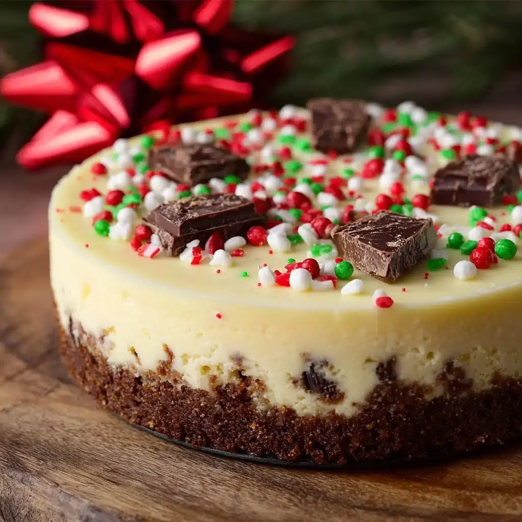 🎄 Christmas Sugar Cookie Cheesecake 🎄 Recipe