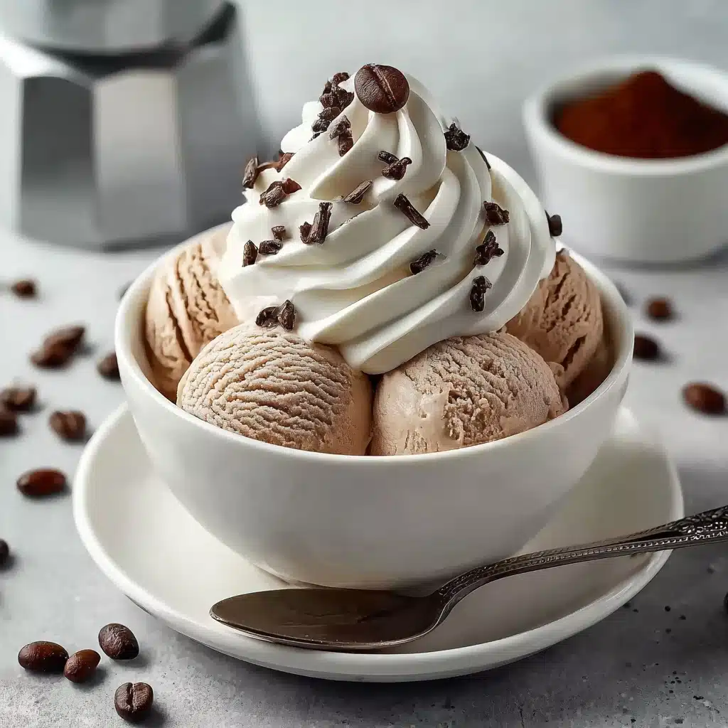 Ninja Creami Mocha Espresso Protein Ice Cream Recipe - Recipe Image