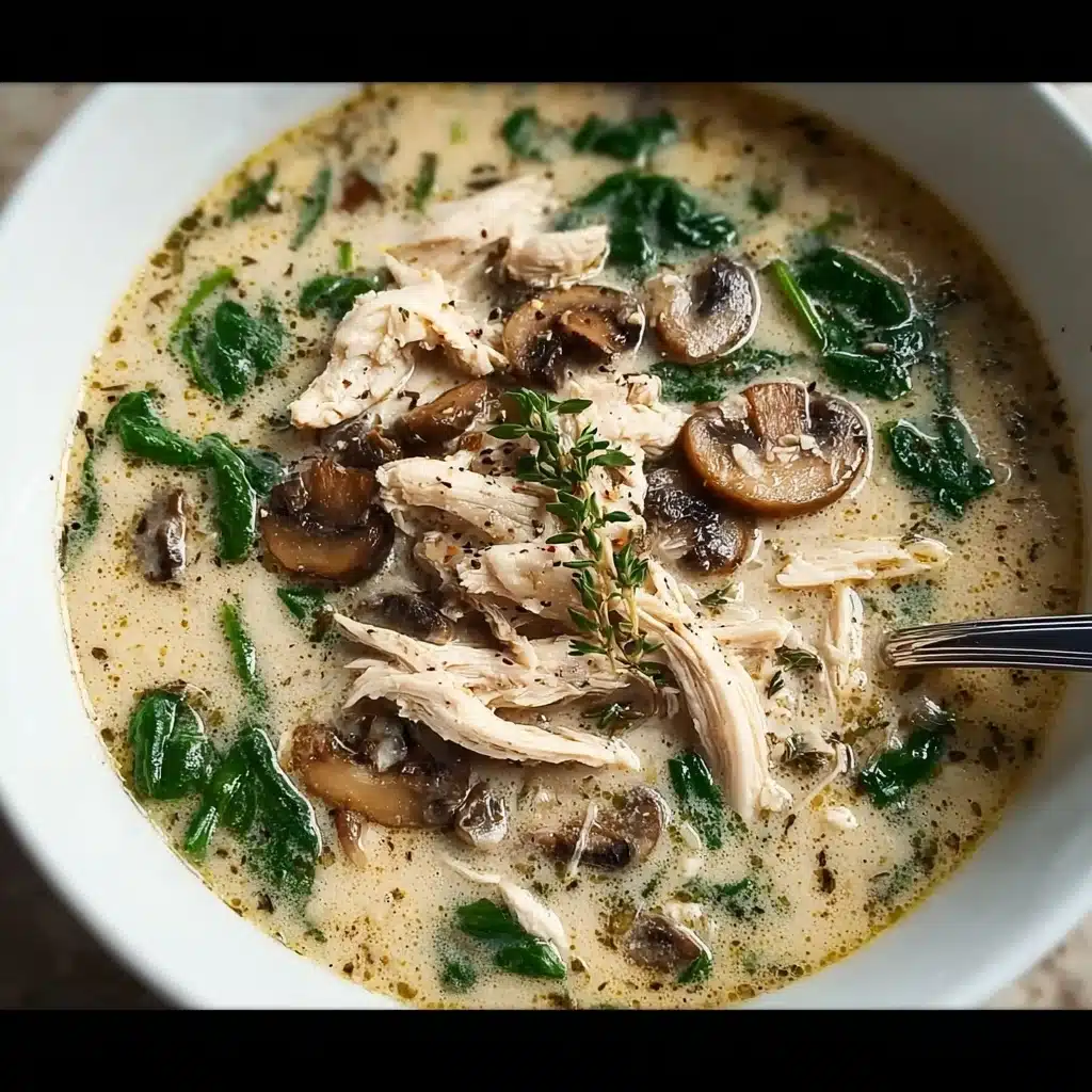 Comforting Rotisserie Chicken and Mushroom Soup Recipe