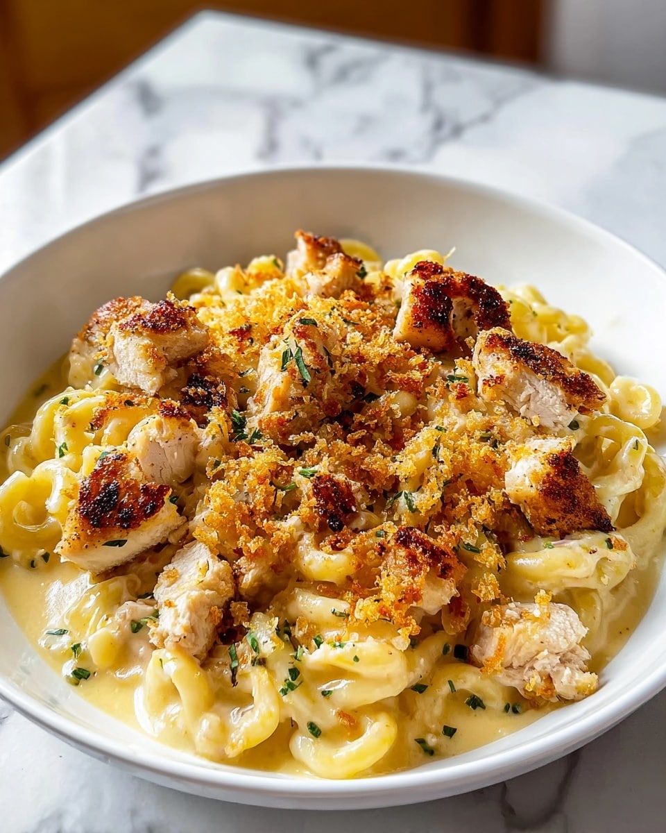 Creamy Chicken Mac and Cheese Recipe