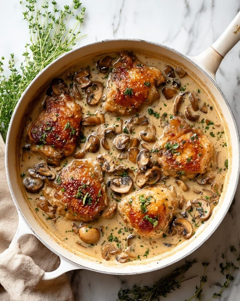 Creamy Mushroom Chicken Recipe