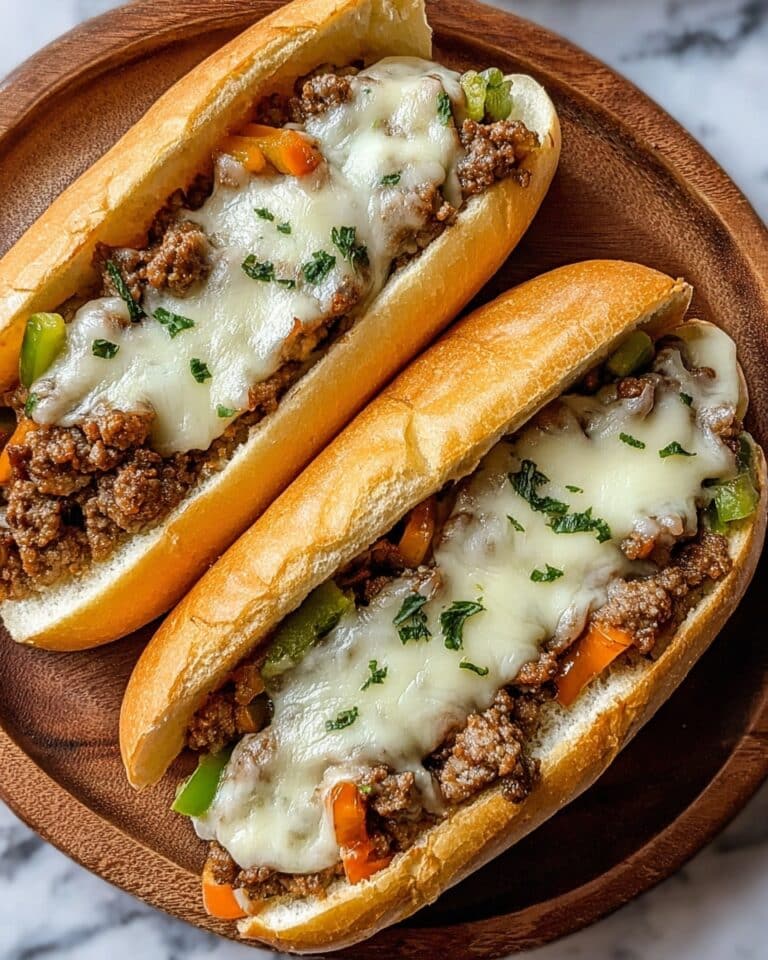Ground Beef Philly Cheesesteaks Recipe