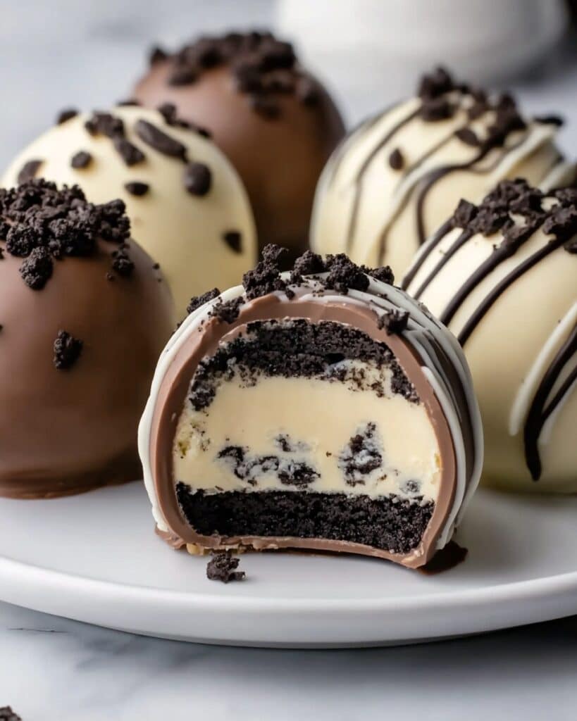 No-Bake Cookies and Cream Cheesecake Balls Recipe