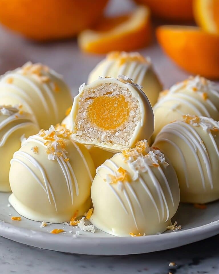 White Chocolate Orange Creamsicle Truffles Recipe
