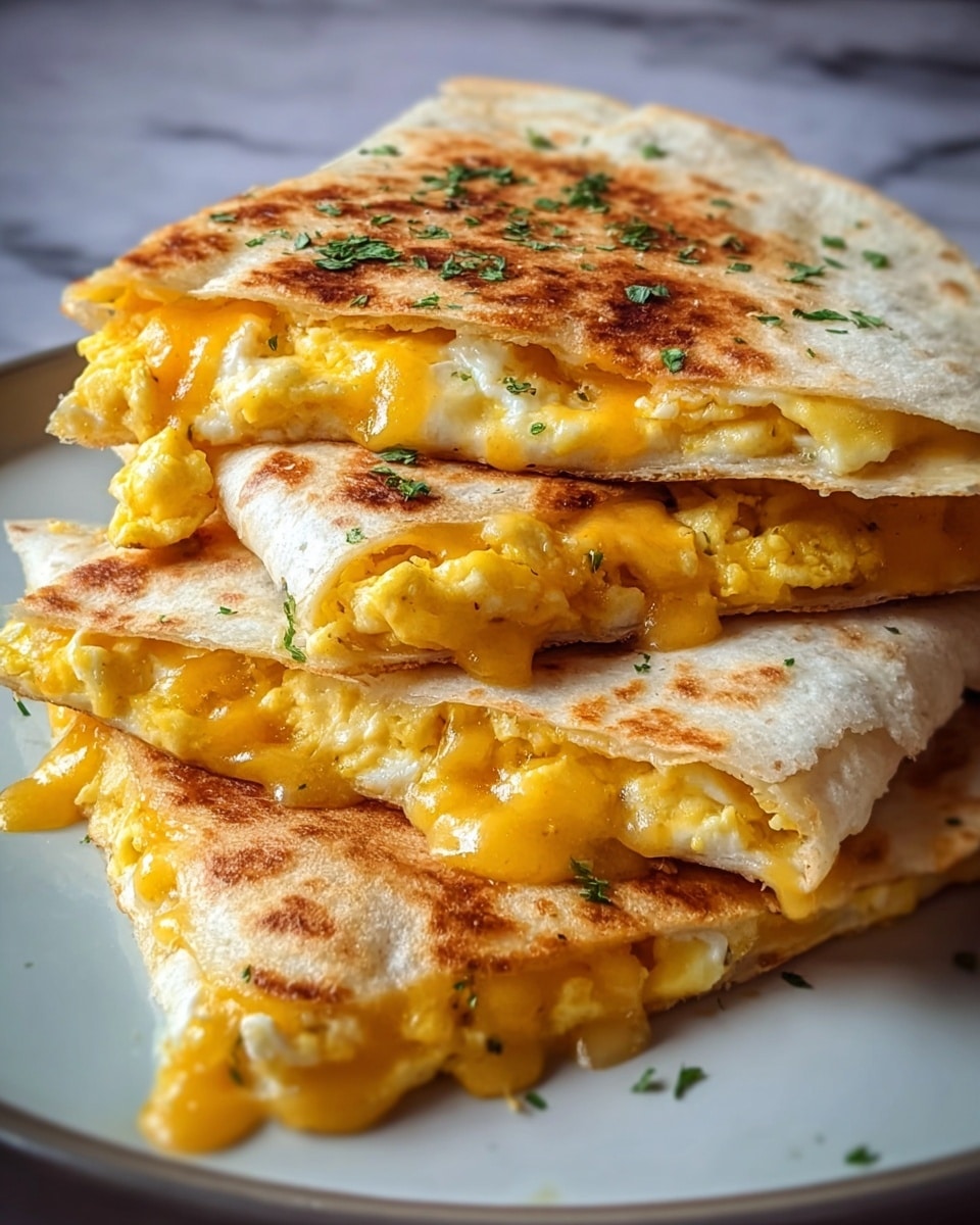Cheddar Egg Quesadilla Recipe