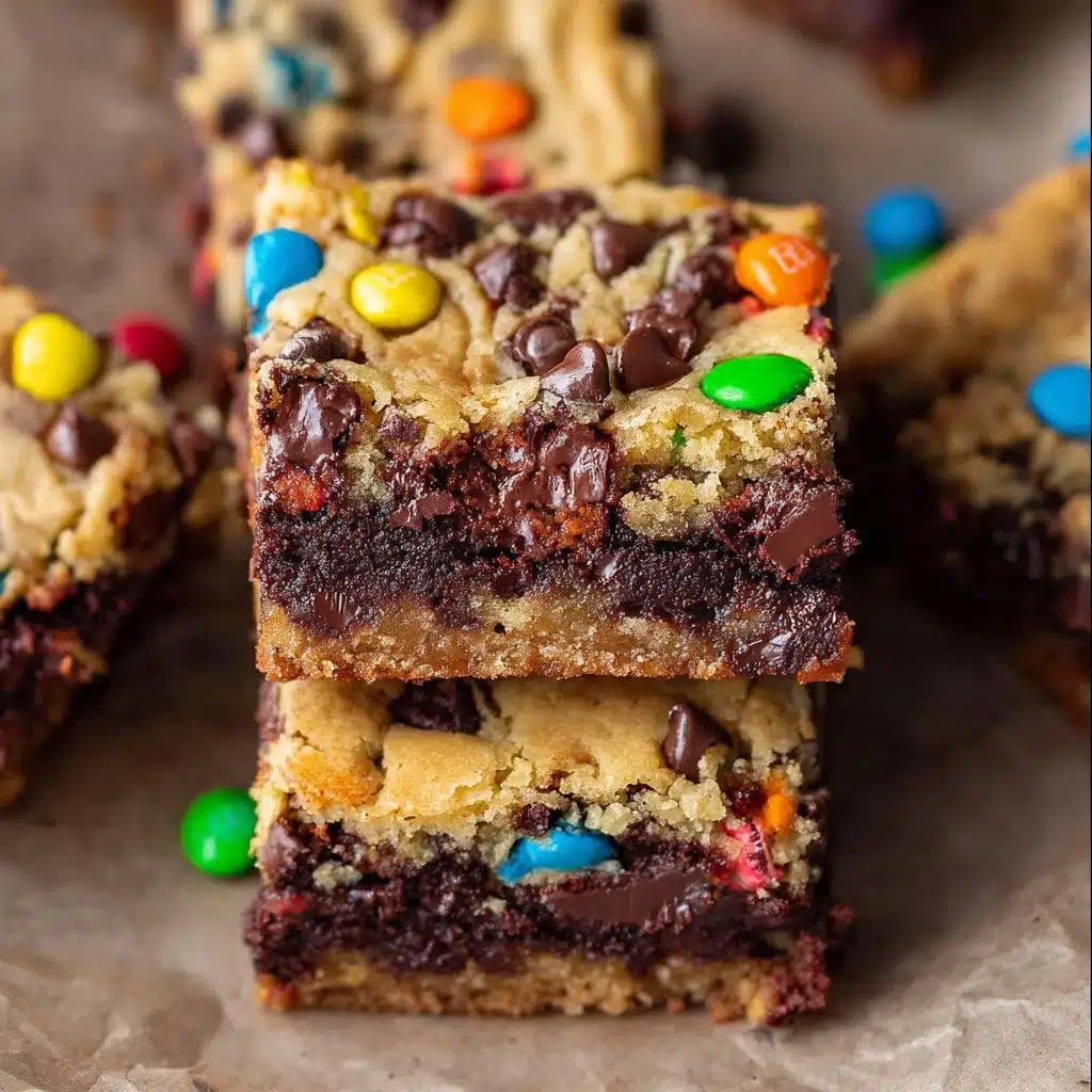 Monster Cookie Fudgy Brownies Recipe - Recipe Image