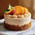 Peach Cake with Brown Sugar Frosting Recipe