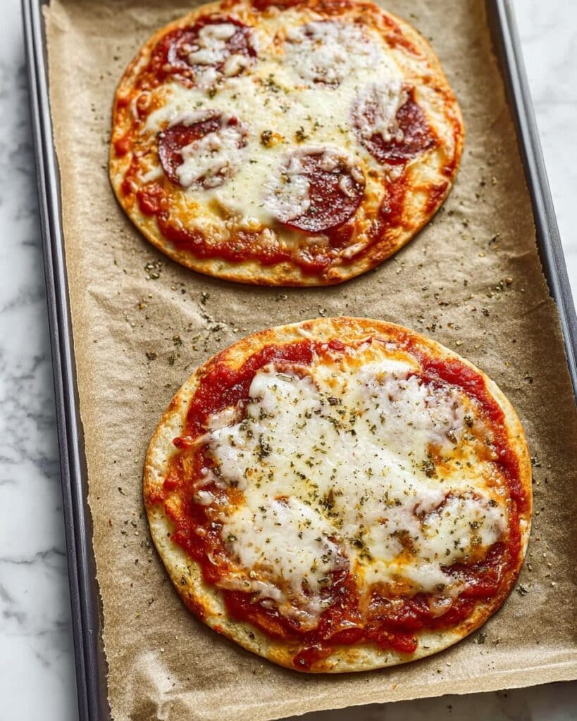 Easy 5 Minute Air Fryer Tortilla Pizza Recipe
