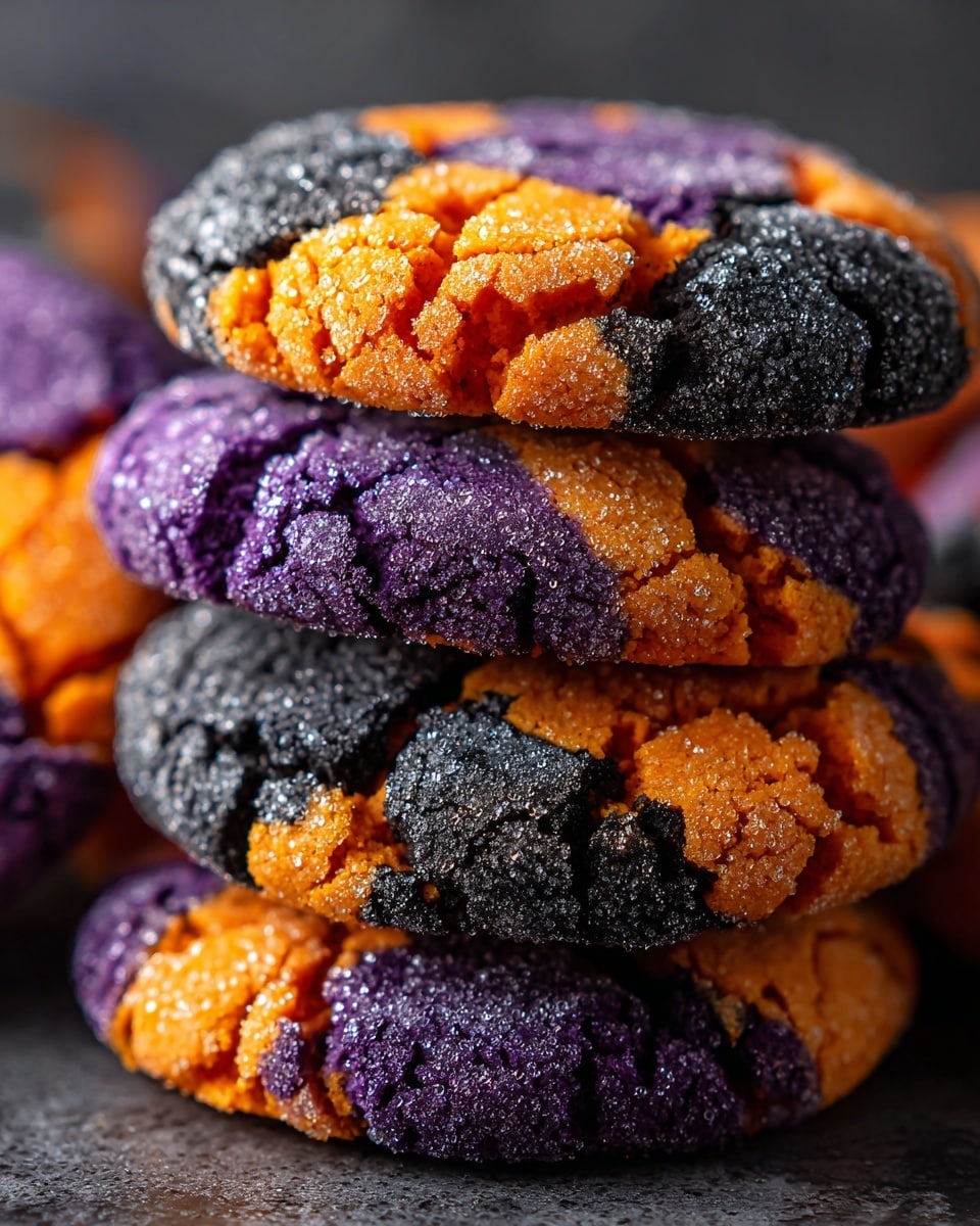 Halloween Crinkle Cookies Recipe