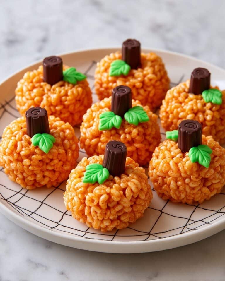 Rice Krispie Pumpkins Recipe