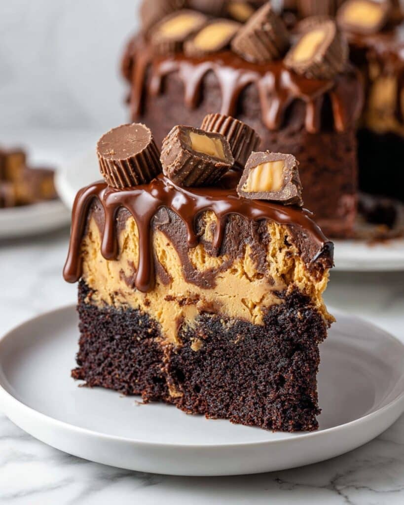 Peanut Butter Cup Dump Cake Delight Recipe