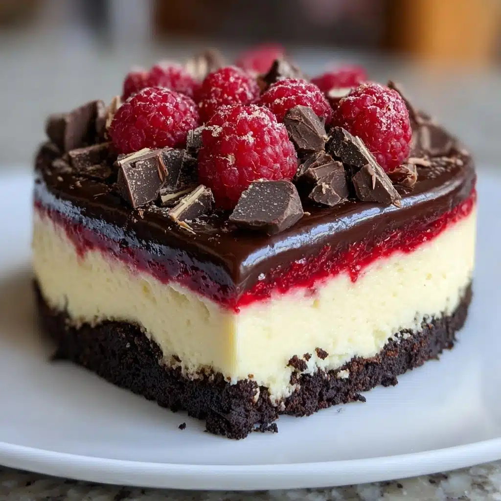 Dark Chocolate Raspberry Cheesecake: Indulge Today! Recipe
