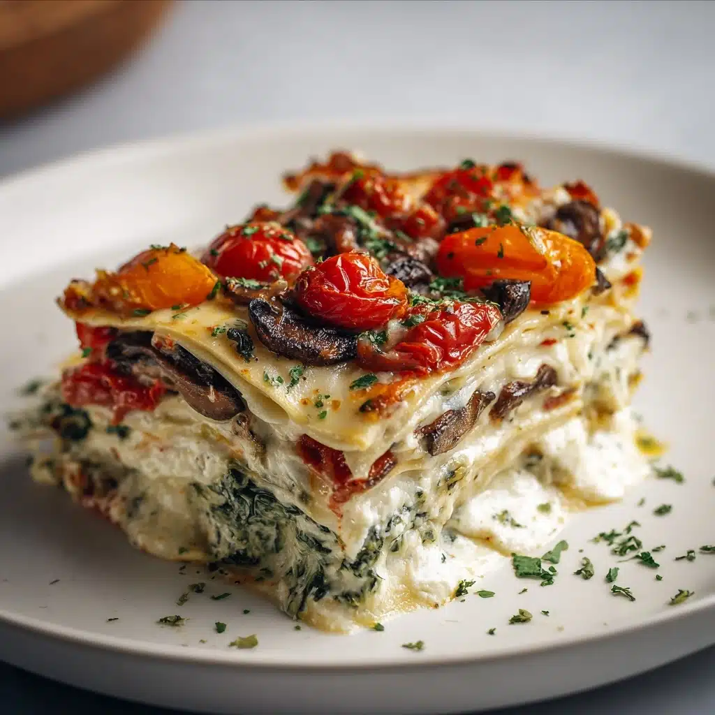 Loaded Veggie White Lasagna Recipe - Recipe Image
