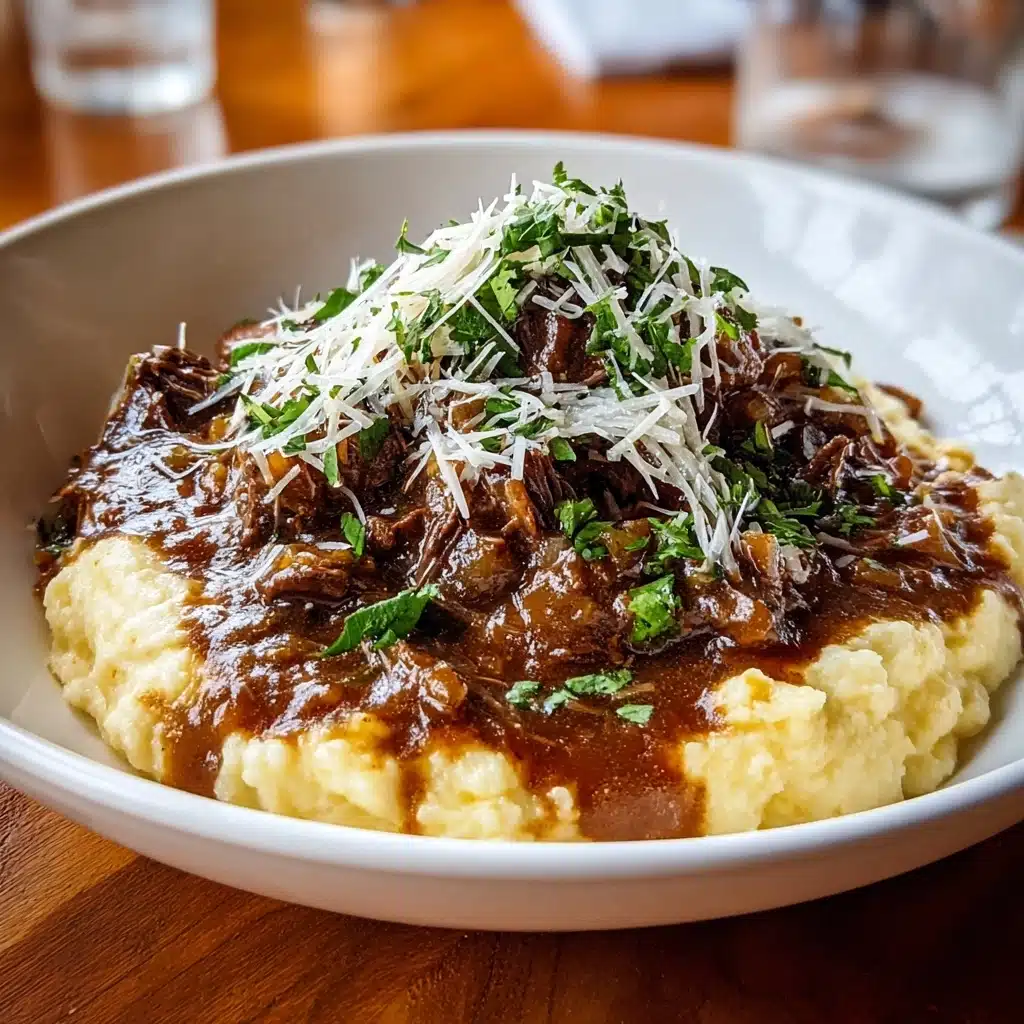 Short Rib Ragu with Parmesan Mashed Potatoes Recipe - Recipe Image