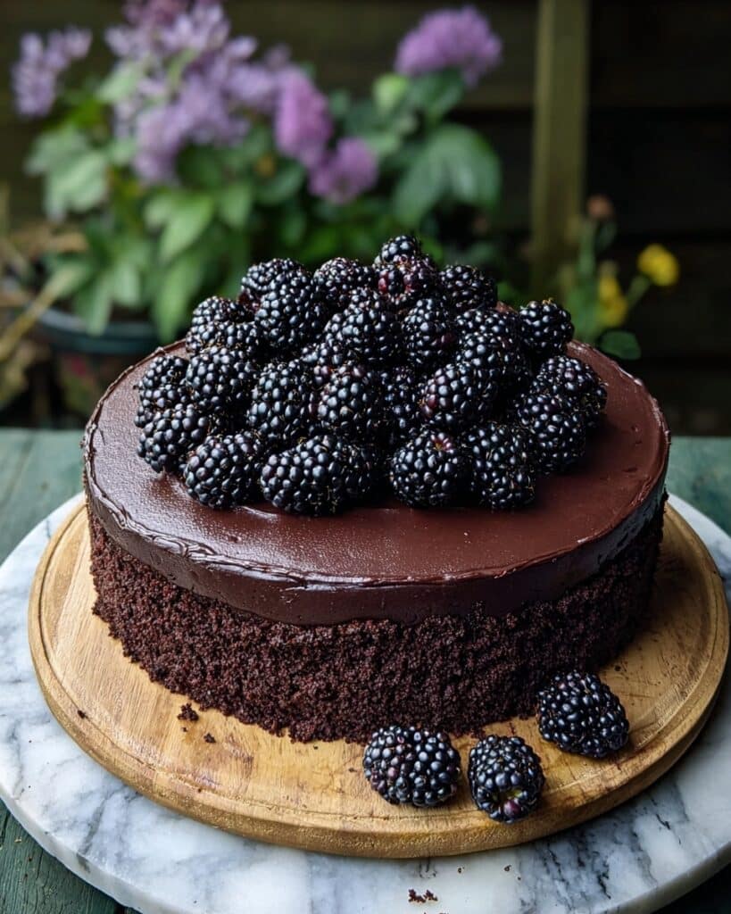 Blackberry Velvet Gothic Cake Recipe