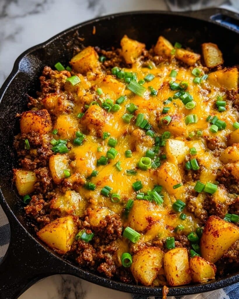 Sloppy Joe Potato Skillet Recipe