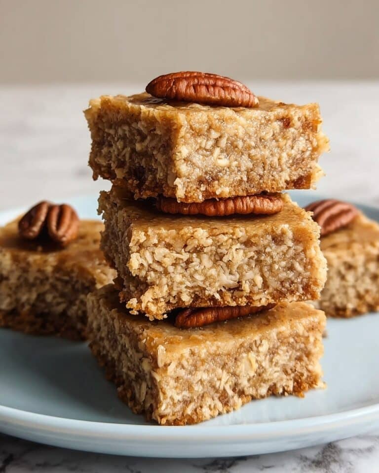 Baked Banana Oatmeal Bars Recipe