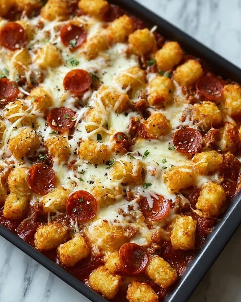 Pizza Tot Casserole Recipe