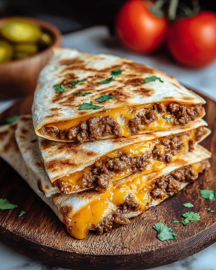 Smashburger Quesadillas Recipe