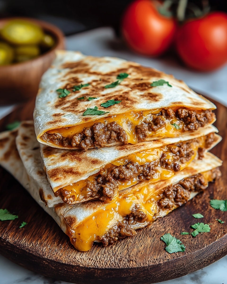 Smashburger Quesadillas Recipe